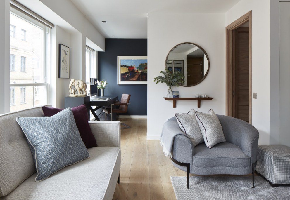 Central London Pied a Terre | Living Room | Interior Designers